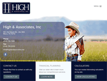 Tablet Screenshot of highandassociates.net